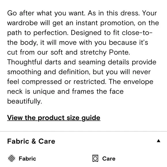 Blue Universal Standard Envelope Ponte Dress - Picture 4 of 6